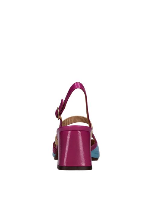 Décolleté slingback in pelle modello Voyage42 CHIE MIHARA | VOYAGE42 SAABCLU-VIOLA-BEIGE